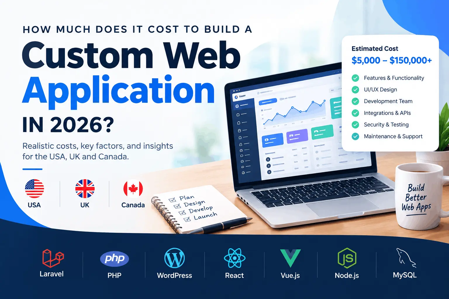 How Much Does It Cost to Build a Custom Web Application in 2026?